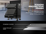 BULLET Pro 16 Drawer Tool Box Cabinet Chest Storage, Toolbox Garage Organiser Set, Black V219-TOLCCCBU79KA