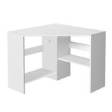 Artiss Corner Computer Desk Shelves CPU Stand L-shape Home Office Workstation Desks FURNI-C-DESK-L-120WH