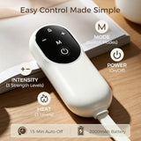 Electric Head Massager for Headaches, Eye Massager with Heat, 6-Zone Kneading for Temples & V1107-110-07426