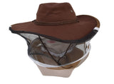 Beekeeper Cowboy Hat Tightening Design Breathable Mesh Beekeeping Veil Hat for Beekeepers Fishermen V1294-YM0523-3111220084311