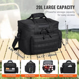 VEVOR Cooler Bag 20L Insulated Lunch Bag Molle Design & Removable Storage Bags V952-ZSLZBHS20L00GPOTNV0