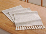 72 Inches Long Rustic Farmhouse Dresser Runners for Bedroom, Fall Table Decor, Bridal Shower, Burlap V1366-AZ2-W-13282
