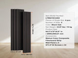 Wood Slat Acoustic Panels, 7.9 x 94.5 inch, MDF Accent Wooden Wall Panels for Modern Interior Wall V952-FHXWBTQBHXMLTGWBMV0
