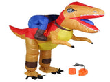 Dinosaur Inflatable Halloween Costume for Adults Kid with Air Blower Festivals Party DecorationX115 V1294-YM0901-3117200120912