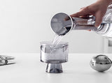 Glass Set Retro Thick Glass Water Pitcher Large Capacit Bedside Water with Water Cup V1294-YM0716-230103YF10-3