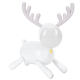 LED Night Light Cartoon Deer-Shaped Table Lamp 1200mAh USB Charging Bedroom DecorationWhite V1294-YM0721-3119210002011