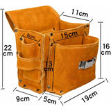 Multifunctional Tool Pouch Belt Tool Bag Thickened Tool Waist Bag Durable Cowhide Hardware Tool V1188-MS-227-0398