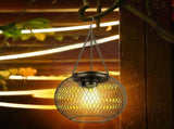 2 Pack Outdoor Solar Lights, Waterproof LED Hanging Lanterns with Warm White Light for Garden, V1189-LC-SD-00048