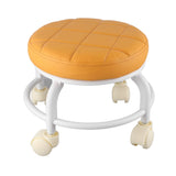 Rolling Ottoman High Density Memory Foam Waterproof Quiet Wheels Double Layers Footrest Stool for V1294-YM0703-3116230006311