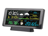 Digital Weather Clock Home Wireless Indoor Outdoor Temperature Alarm Clock 7.5in Color Display V1294-YM0901-3111240141111