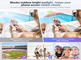 Pink YellowMagnetic Cell Phone Umbrella for Sun,Outdoor Phone Sun Shade Shield V1259-DP01-I-00092
