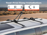 Roof Bike Rack, 15 kg Capacity, Upright Roof Mount Bicycle Rack with Secure Locking System for Most V952-CDZXCJZLFZDC0GA9H001V0