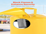 Safety Can, 19 L Type I Yellow Safety Can for Diesel with Stainless Steel Flame Arrester, V952-IXAQGHSJS5JLW7T1O001V0