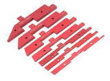 Router Table Setup Bars 7pcs Aluminum Setup Blocks Height Gauge Set for Router Table Saw Accessories V1294-YM0521-3114230054511