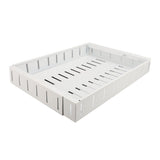 Pull Out Cabinet Organizer Expandable Adhesive Cabinet Slide Out Drawer for Pantry Closet White V1294-YM0901-3118240165811