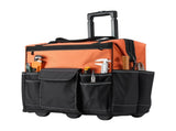 Rolling Tool Bag, 110 lbs Load Capacity, 27 Pockets Heavy Duty Roller Tool Bag on Wheels, Adjustable V952-GLGJD20YC16849CWN001V0
