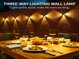 Solar Powered Outdoor Wall Light with Triple-Sided Glow, 5 Lighting Modes, Dusk-to-Dawn Auto On/Off, V1341-ZY-HFQCMN29-10PCS-WARMWHITE