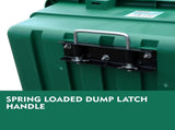 SEDY 225L Poly Pull Dump Cart Garden Hand Trailer Wagon Lawn Wheelbarrow V465-TC2165