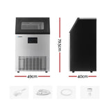 Devanti 60kg Ice Maker Commercial Machine IM-A-ZB60F-COM