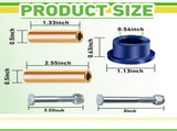 Club Car DS Bushings and Sleeve Kit, Polyurethane Kit Fits for Front Upper A Arm Suspension 1992-up V1259-DP01-A-5468