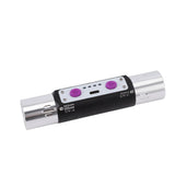 Violet Light Flashlight 3W Rechargeable 254nm 365nm 395nm Dual Head Torch Detector for Money V1294-YM0901-3119260003611