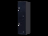 2-Door Vertical Locker for Office Gym Shed School Home Storage V63-832481