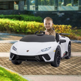 Kahuna Lamborghini Performante Kids Electric Ride On Car - White CAR-LAM-WH