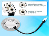 2pcs Range Light Bulbs, Stainless Steel Range LED Light Replacement Recessed Kitchen Range V1189-LWWAL-20260325-00076