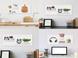 CARLA HOME Pegboard Wall Organizer Kit with 3 Modular Panels & 17 Accessories for Office, Gaming & V178-36273