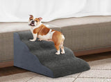 Pawz 4 Steps Pet Stairs Dog Ramp High Density Foam Grey PT1268-4-GY