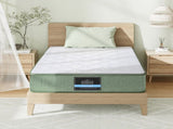 Giselle 25cm Memory Foam Mattress Dual Layer Zipper Cover Cool Charcoal Foam Mattresses Single FOAM-C-MFM-LEAF-H025-S