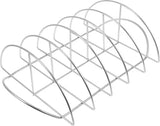 Stainless Steel BBQ Rib Rack, Non-Stick Holder for up to 5 Racks of Ribs, Outdoor Grilling, Camping V1189-LC-HW-00569