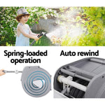 Water Hose Reel 10M Retractable Auto Rewind Garden Spray Gun HR-WA-AUTO-10M-PLS