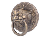 Door Knocker Brass Material 2 Sided Installation Heavy Duty Pull Bronze Chinese Antique Door Pull V1294-YM0523-3114220008811