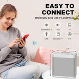 Sliver Karaoke Machine with 2 Wireless Microphones Bluetooth-Compatible 5.0 for Parties V201-QHGMMOREONE048