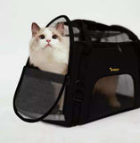 Pet Carrier Transport Bag, Black - Safe and Comfortable for Pets V1237-ZY-506-0387