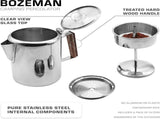 Bozeman Percolator Coffee Pot NO Aluminum or Plastic V1258-DP02-F-945