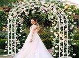 Metal Wedding Arch Garden Arbor Floral Stand Indoor/Outdoor V178-66791