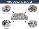 2 Seater Stretch Sofa Cover with 1 Cushion Cover Universal Fit 145-180cm V1263-JX-3530