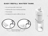 Orku Mini Water Flosser Rechargeable Portable Extendable Travel Oral Irrigator White V238-SUPDZ-41902440415312