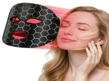 Red Light Mask 4 Color Light Therapy for Face,with 240 LED Mask,800mAh Rechargeable Controller,850nm V1107-110-06882