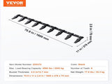 Bucket Tooth Bar, 1800mm, Heavy Duty Tractor Bucket 9 Teeth Bar for Loader Tractor Skidsteer, 2000 V952-NYCDWJC72ZTSO9MC2V0