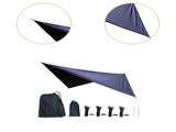Camping Tarp Tent Tarp Awning Accessories Lightweight Hammock Canopy Rain Awning - Black V1308-DSZKI-1014-3