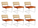 Levede 6xRattan Chair Dining Chairs CH1108-2-BRX3