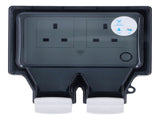 Wifi Smart Socket IP66 Waterproof Support Voice Control Timing 86 Type Outdoor Smart Outlet UK V1294-YM0703-3114230045212
