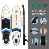 Inflatable vertical paddle set for water sports and surfing-including air pump, paddle, rope, V1102-HYJB001