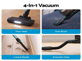 DEVANTI 30000Pa Cordless Stick Vacuum Cleaner 4-in-1 Handheld Vac, Green VAC-CL-G60-GN