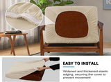 Chair Slip Covers with Arms 2 Piece Sofa Covers Super Stretch Chion Covers for Modern Living Room V1258-DP02-F-640