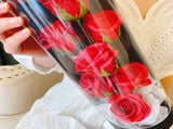 Soap Rose Flower Bouquet Box Artificial Rose Flowers Rose Petal Bouquet Tube Valentine's Day V1294-YM0714-10332764