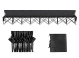 8 Seat Portable Folding Sport Bench Outdoor Camping Chair with Carry Bag V952-BKZDYDZYDKB84K243V0